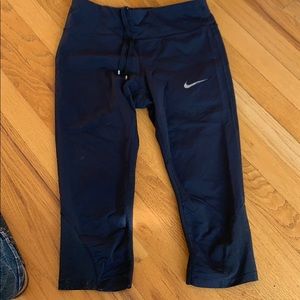NIKE CROPPED RUNNING LEGGINGS